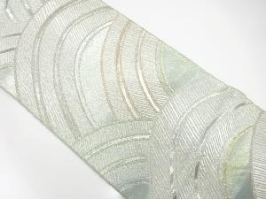 アンティーク　波模様織出し袋帯（材料）